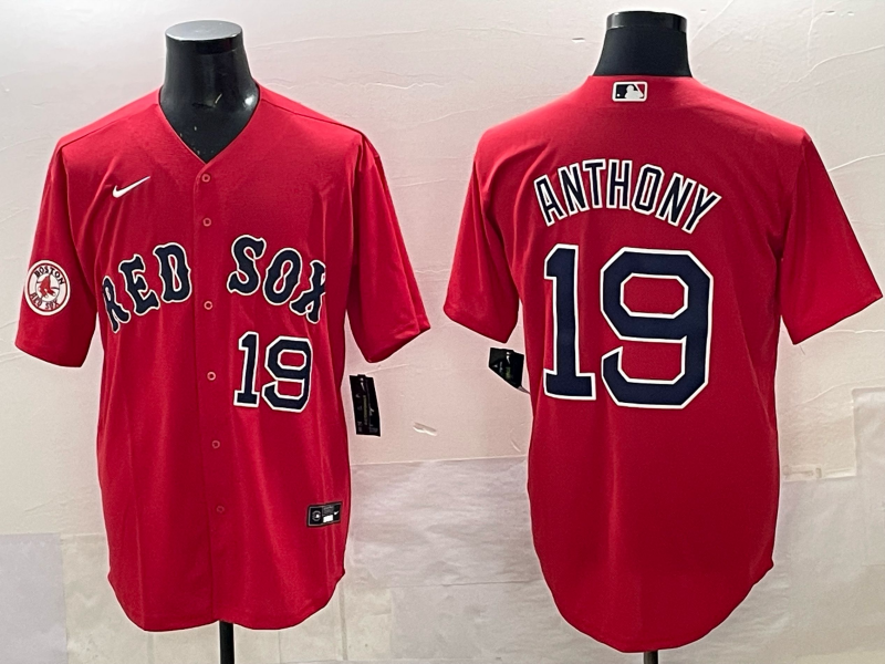 Men 2025 Boston Red Sox #19 Anthony red Nike MLB Jersey 005